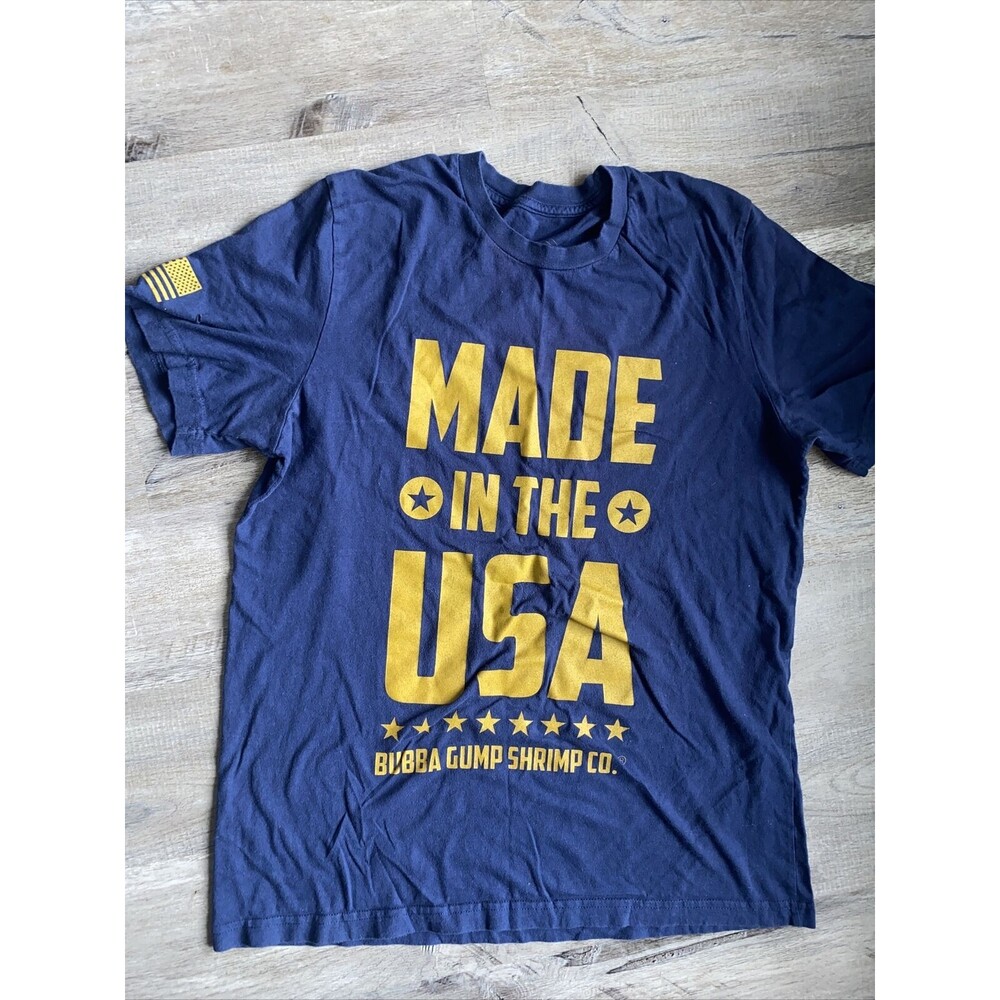 Bubba Gump Shrimp Co Large Blue T shirt